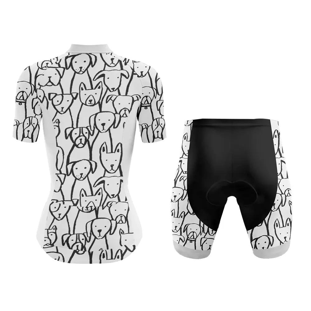 Dog Lover Women's Short Sleeve Cycling Kit sold by RSSC Sports product image thumbnail 2