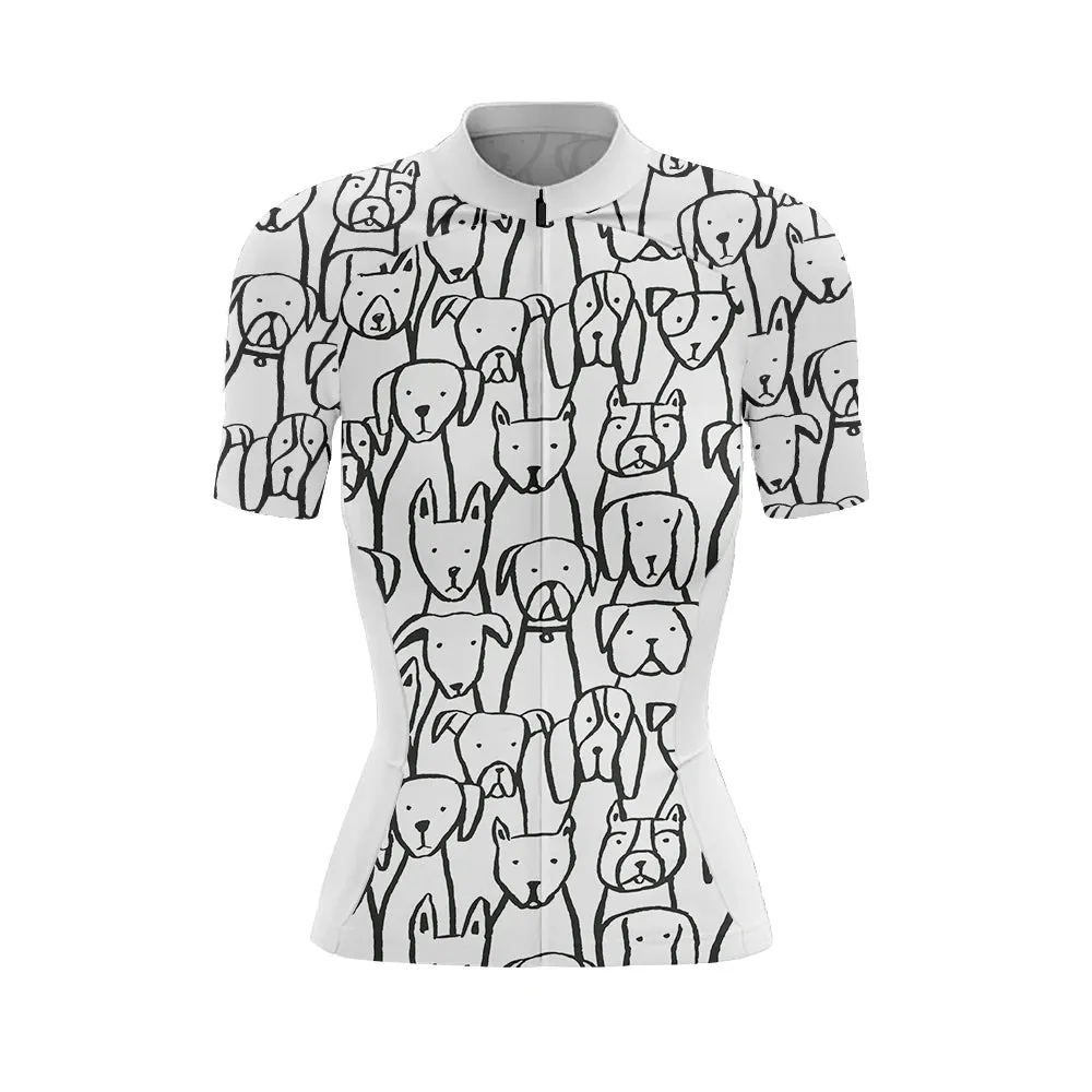 Dog Lover Women's Short Sleeve Cycling Kit sold by RSSC Sports product image thumbnail 3