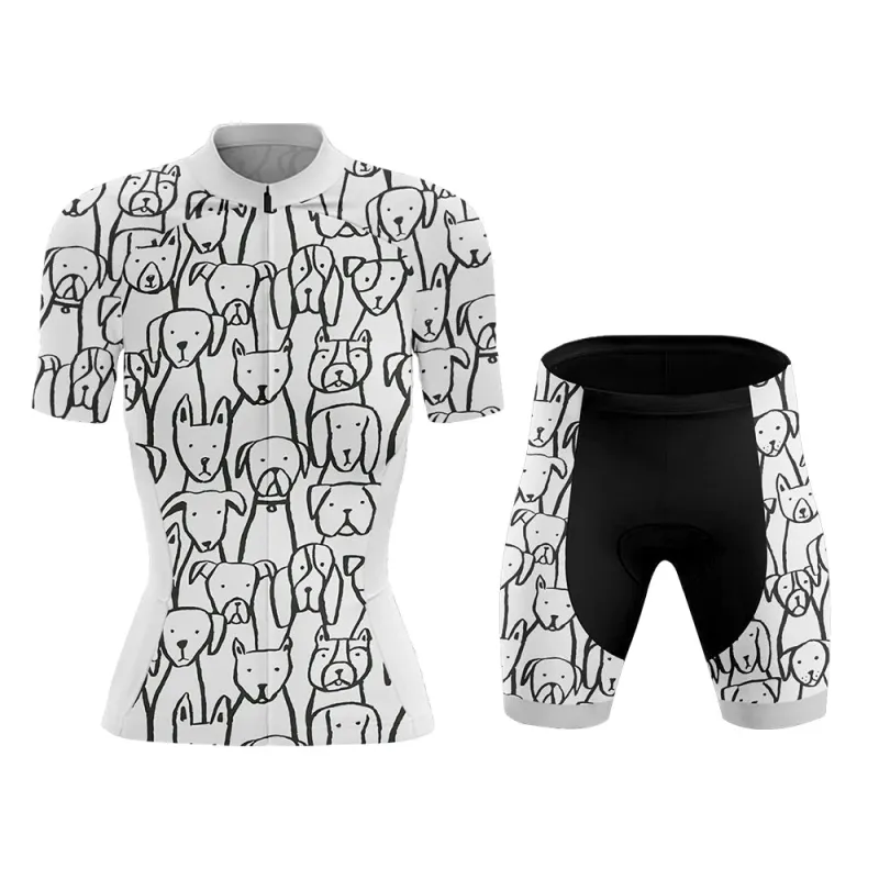 Dog Lover Women's Short Sleeve Cycling Kit sold by RSSC Sports