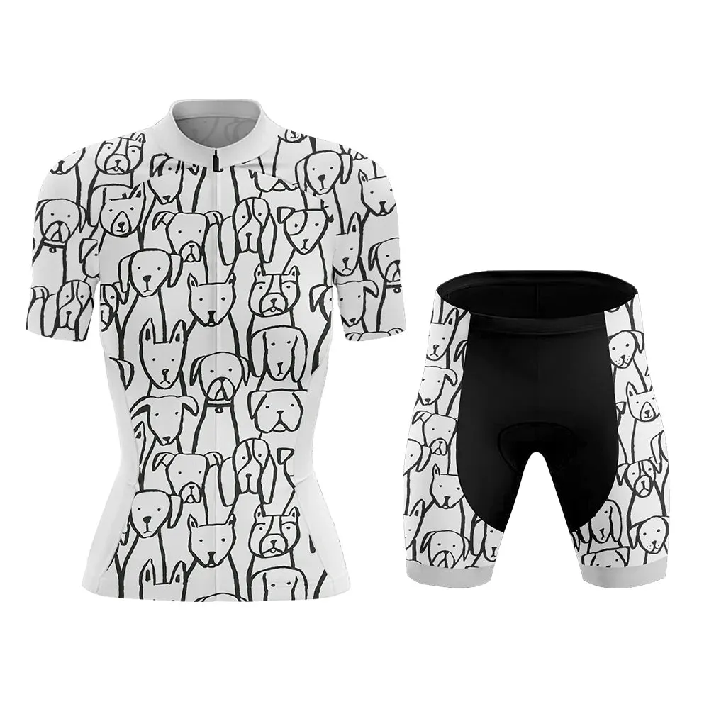 Dog Lover Women's Short Sleeve Cycling Kit sold by RSSC Sports