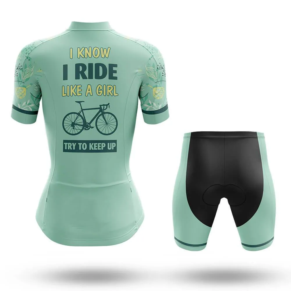 Like A Girl Women's Short Sleeve Cycling Kit sold by RSSC Sports product image thumbnail 2