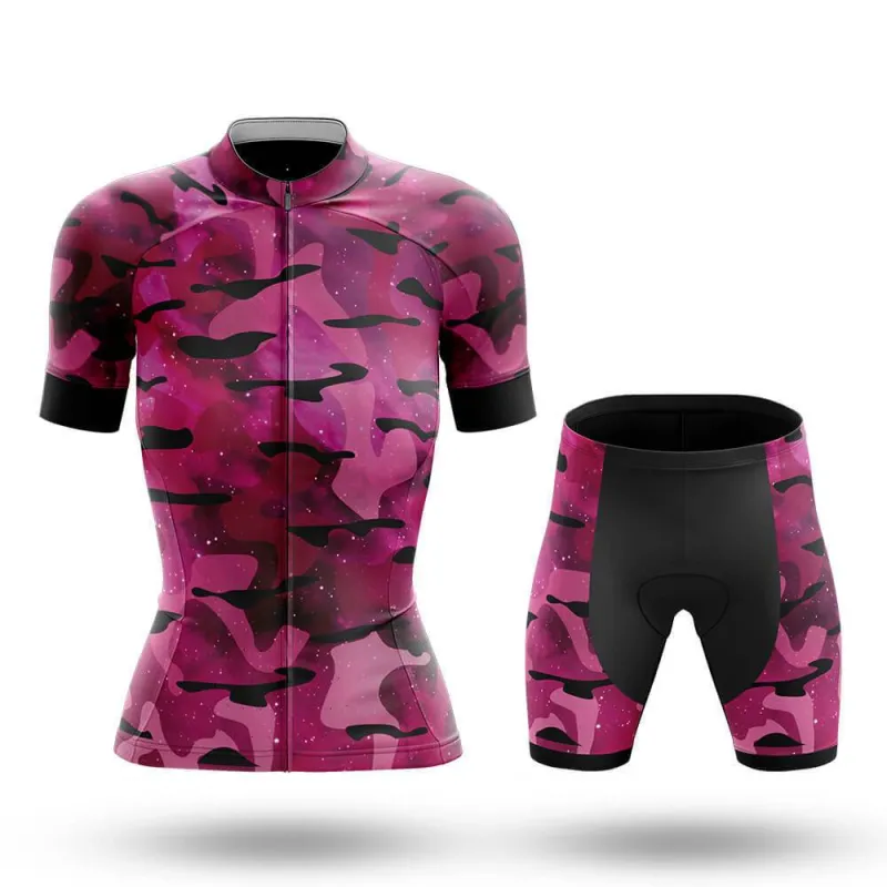 Cosmic Camo Women's Short Sleeve Cycling Kit sold by RSSC Sports