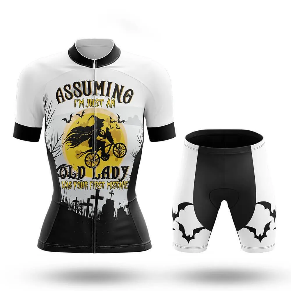 Halloween I'm Just An Old Lady Women's Short Sleeve Cycling Kit sold by RSSC Sports