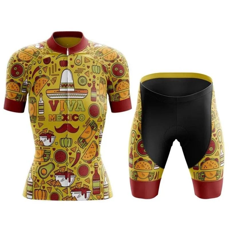 Viva Mexico Comic Women's Short Sleeve Cycling Kit sold by RSSC Sports