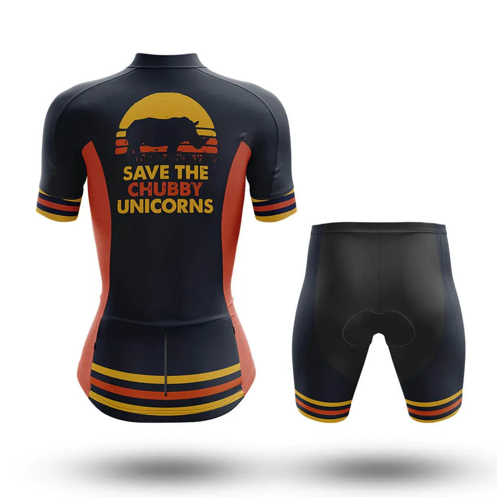 Save The Chubby Unicorns Women's Short Sleeve Cycling Kit sold by RSSC Sports product image thumbnail 2