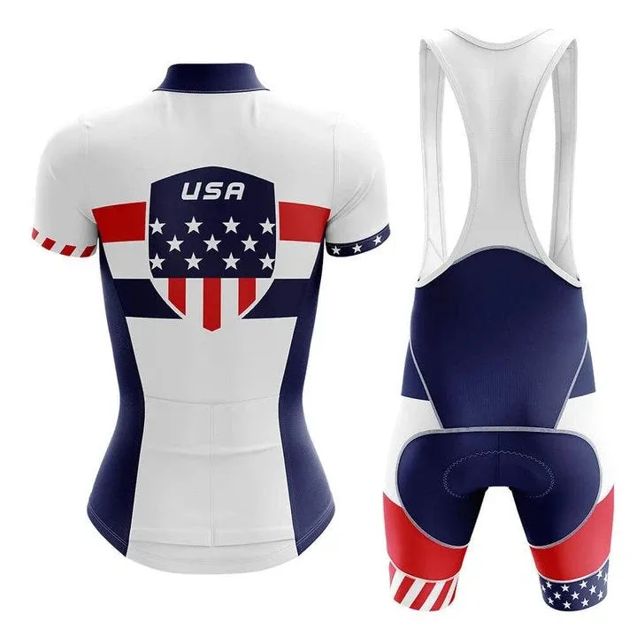 USA Women's Short Sleeve Cycling Kit sold by RSSC Sports product image thumbnail 2