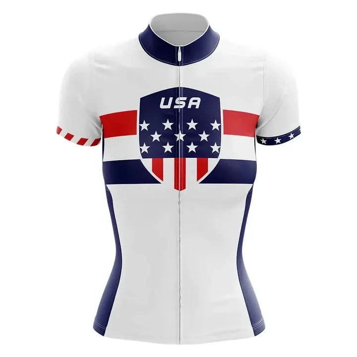 USA Women's Short Sleeve Cycling Kit sold by RSSC Sports product image thumbnail 3