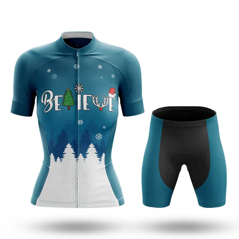 Believe Christmas Women Cycling Kit sold by RSSC Sports