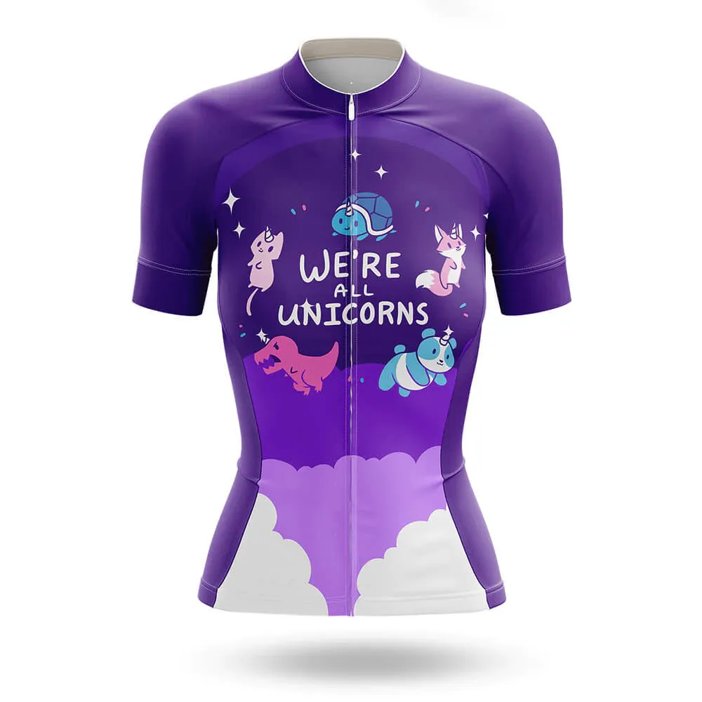 We're All Unicorns Women's Short Sleeve Cycling Kit sold by RSSC Sports product image thumbnail 3
