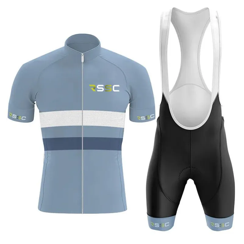 Rssc Azure Men's Short Sleeve Cycling Kit made by RSSC Sports
