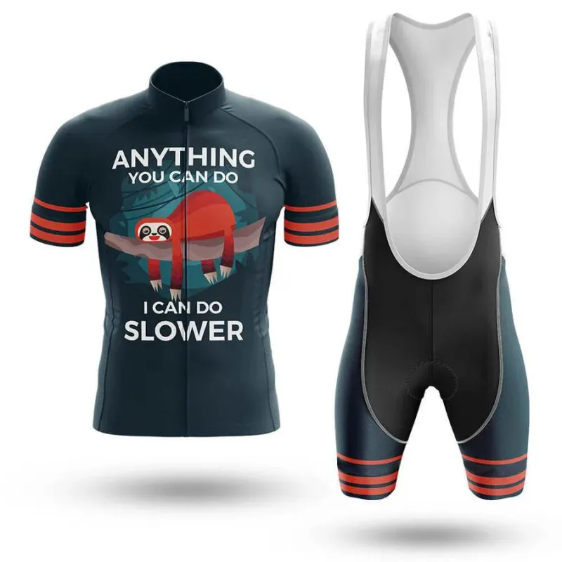 Sloth Can Do Slower Men's Short Sleeve Cycling Kit made by RSSC Sports