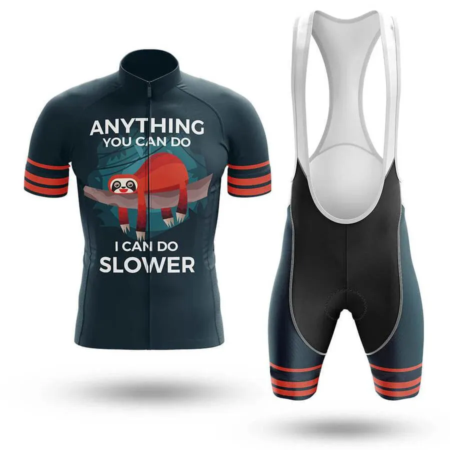 Sloth Can Do Slower Men's Short Sleeve Cycling Kit sold by RSSC Sports