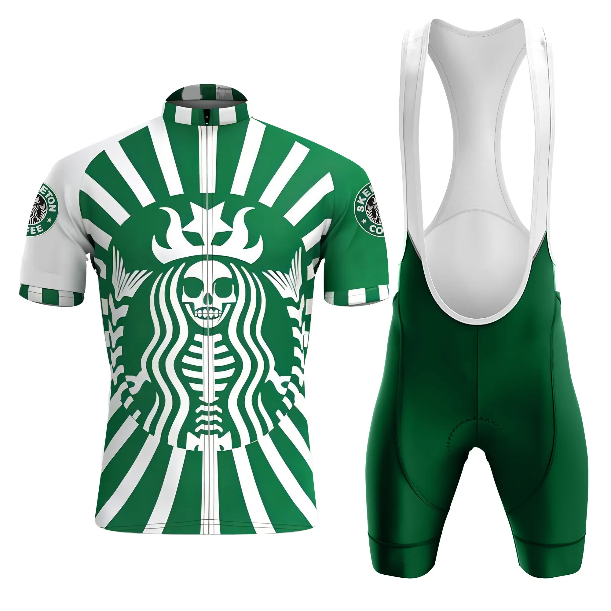 Skeleton Coffee Men's Short Sleeve Cycling Kit sold by RSSC Sports