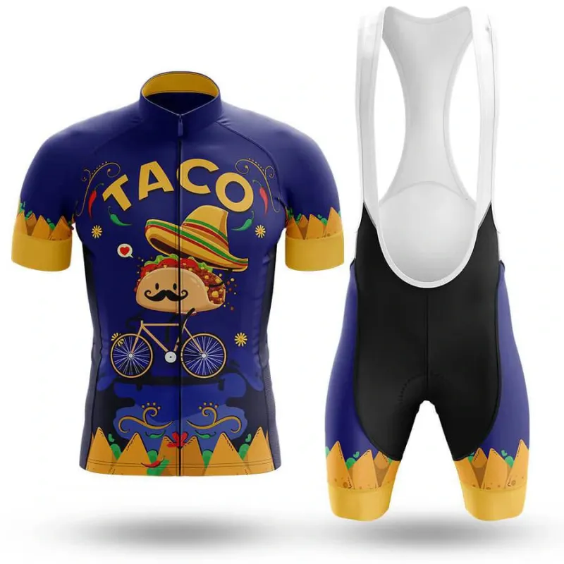 Taco Bicycle Men's Short Sleeve Cycling Kit made by RSSC Sports