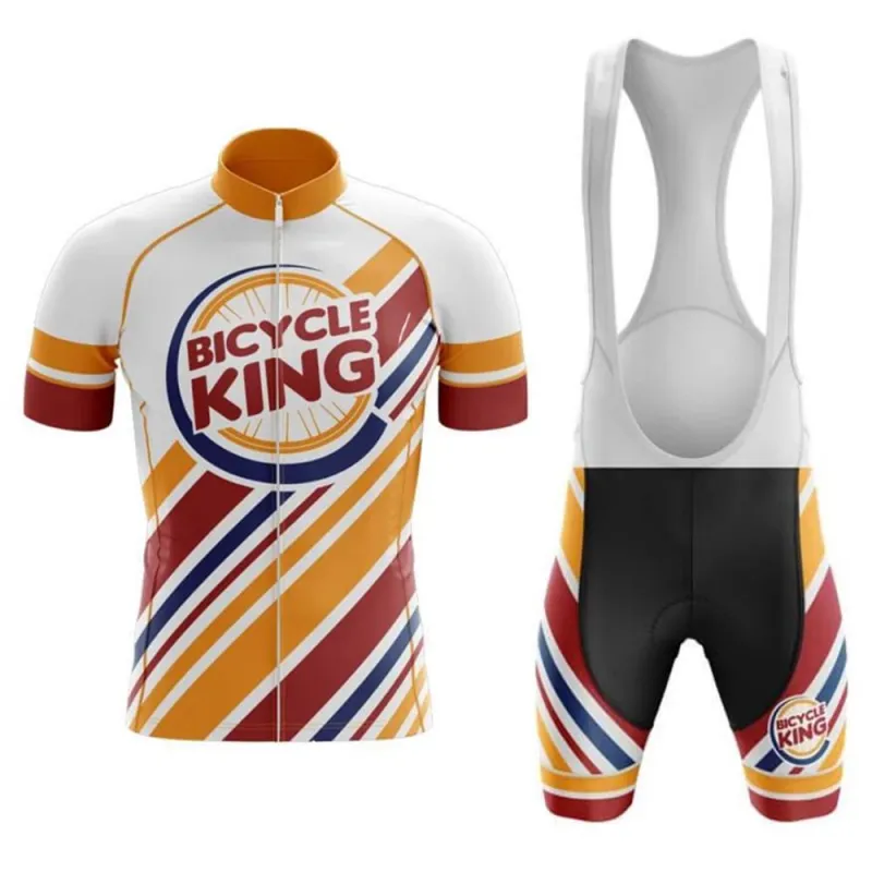 Bicycle King Men's Short Sleeve Cycling Kit made by RSSC Sports