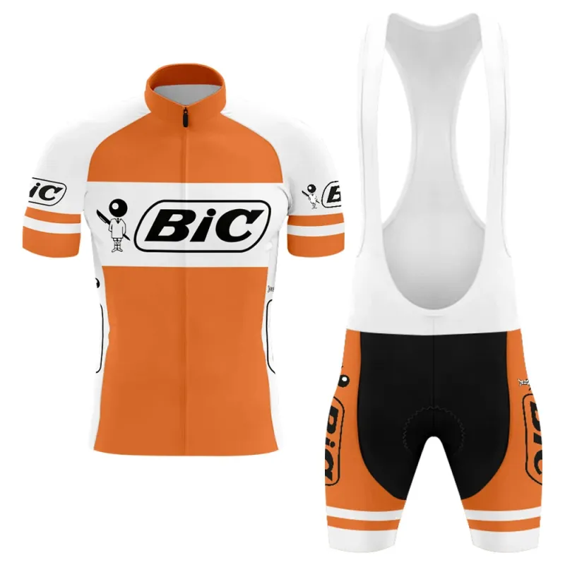 BIC Retro Men's Short Sleeve Cycling Kit made by RSSC Sports