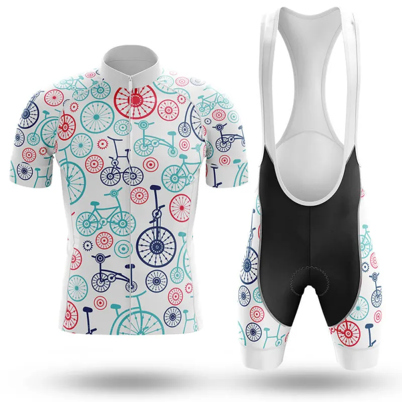 Bike Pattern Men's Cycling Kit made by RSSC Sports