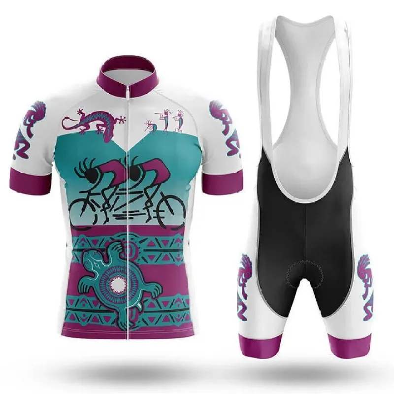 Kokopeli Men's Short Sleeve Cycling Kit made by RSSC Sports