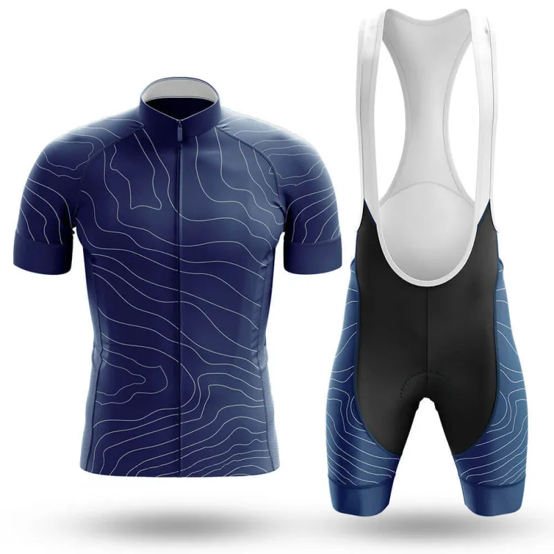 Navy Men's Cycling Kit made by RSSC Sports