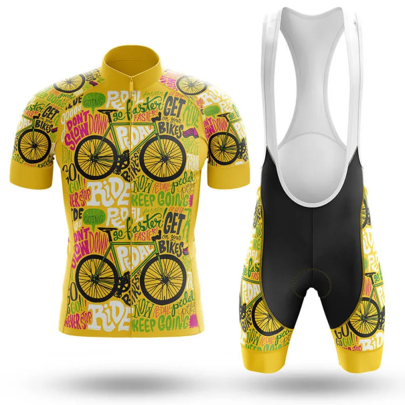 Never Stop Riding Men's Cycling Kit made by RSSC Sports
