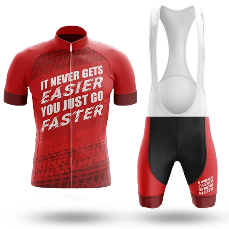 Just Go Faster Men's Short Sleeve Cycling Kit made by RSSC Sports