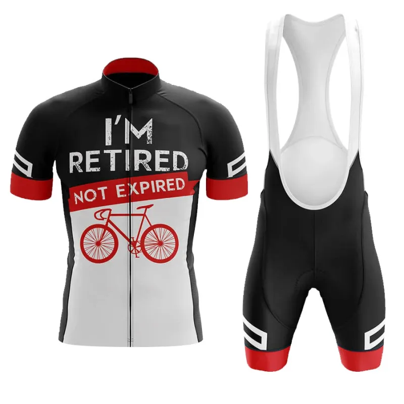 I'M Retired Not Expired Men's Short Sleeve Cycling Kit sold by RSSC Sports