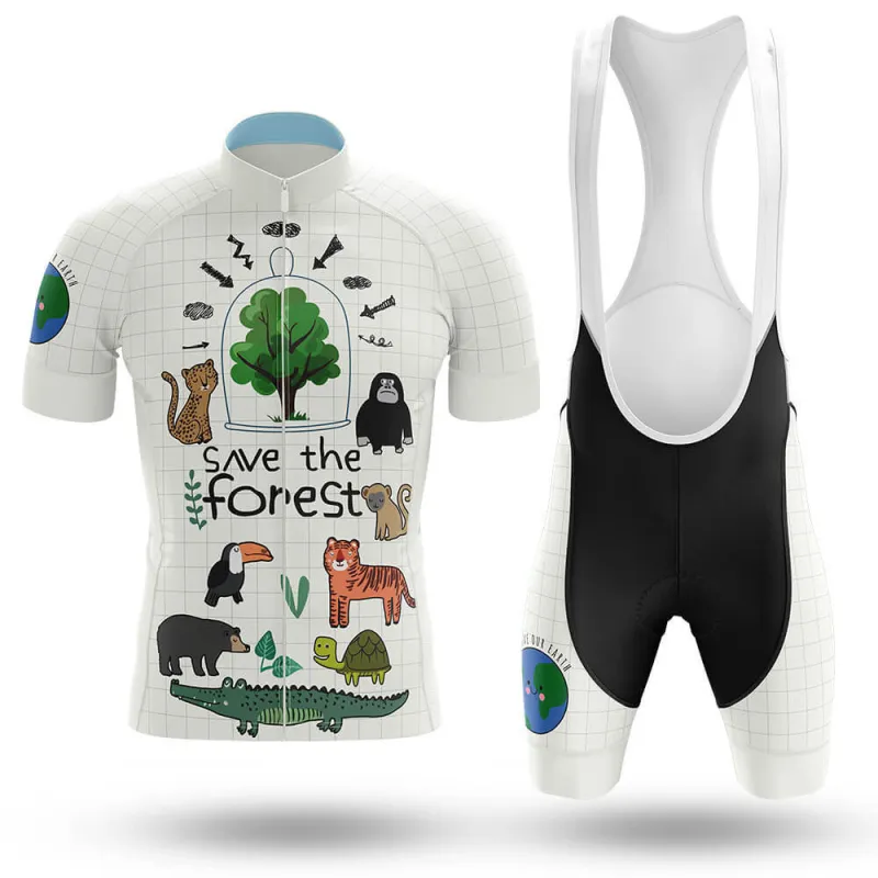 The Forest Men's Short Sleeve Cycling Kit sold by RSSC Sports