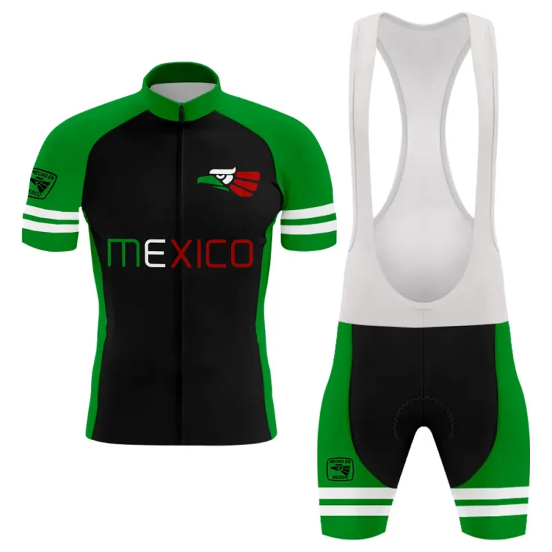 Mexico Men's Short Sleeve Cycling Kit made by RSSC Sports