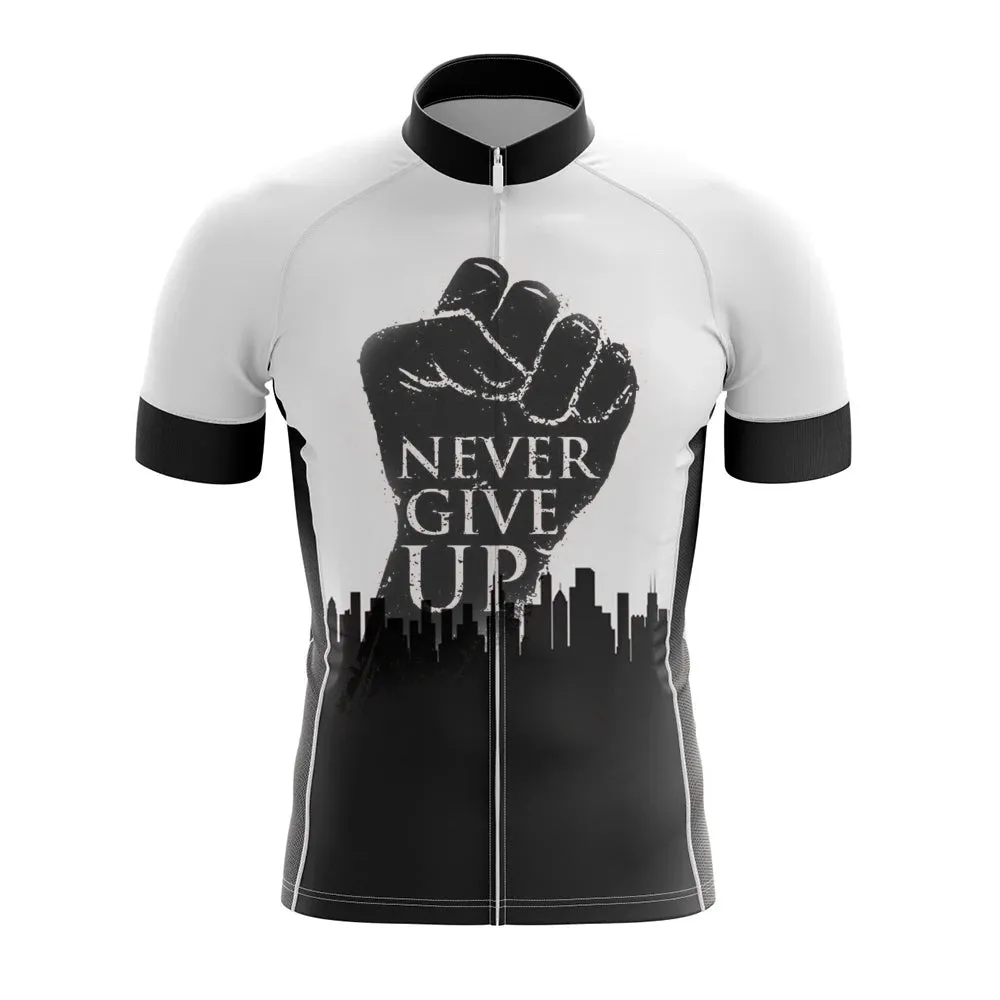 Never Give Up Men's Short Sleeve Cycling Kit sold by RSSC Sports product image thumbnail 3