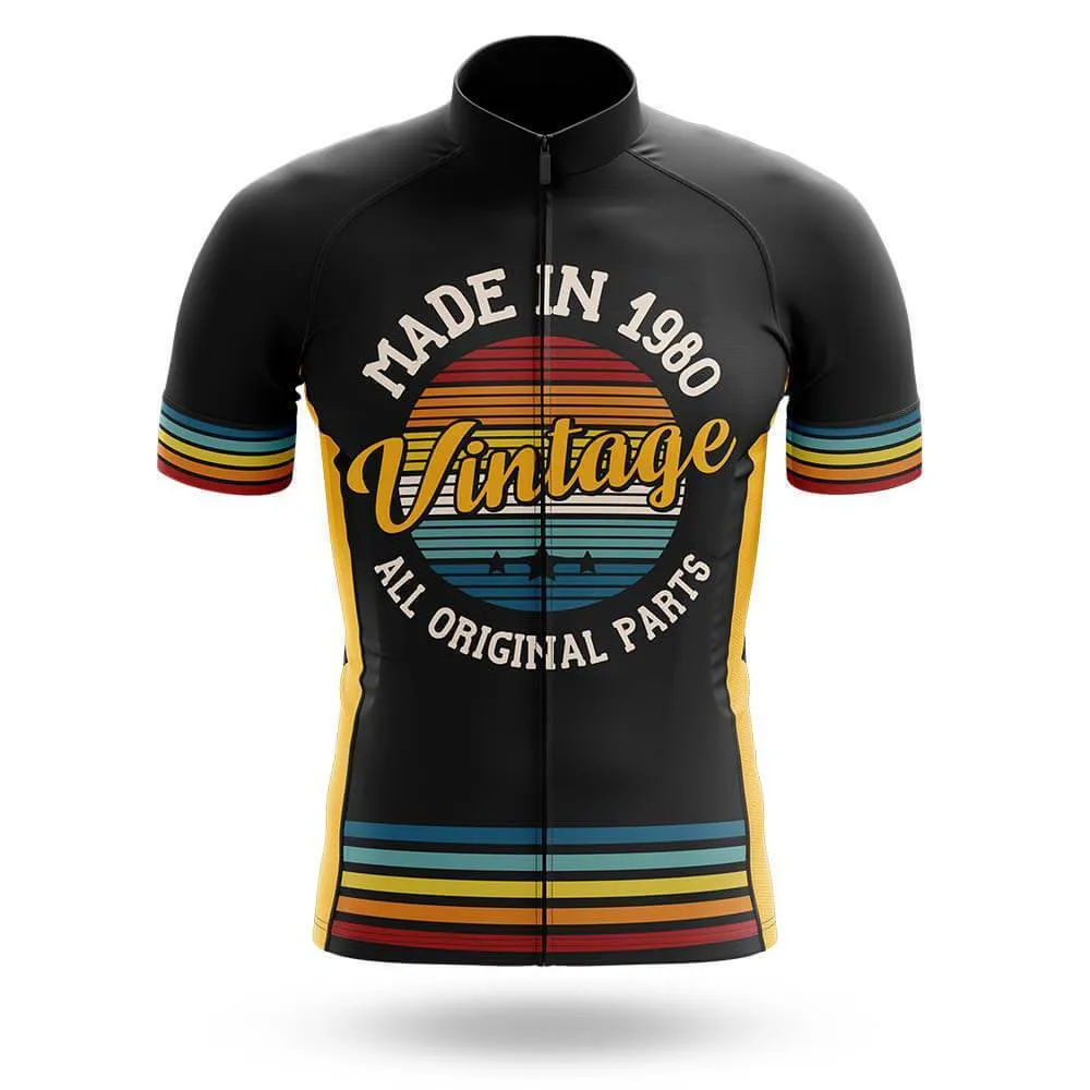 Retro Custom Year Vintage Men's Short Sleeve Cycling Kit sold by RSSC Sports product image thumbnail 3