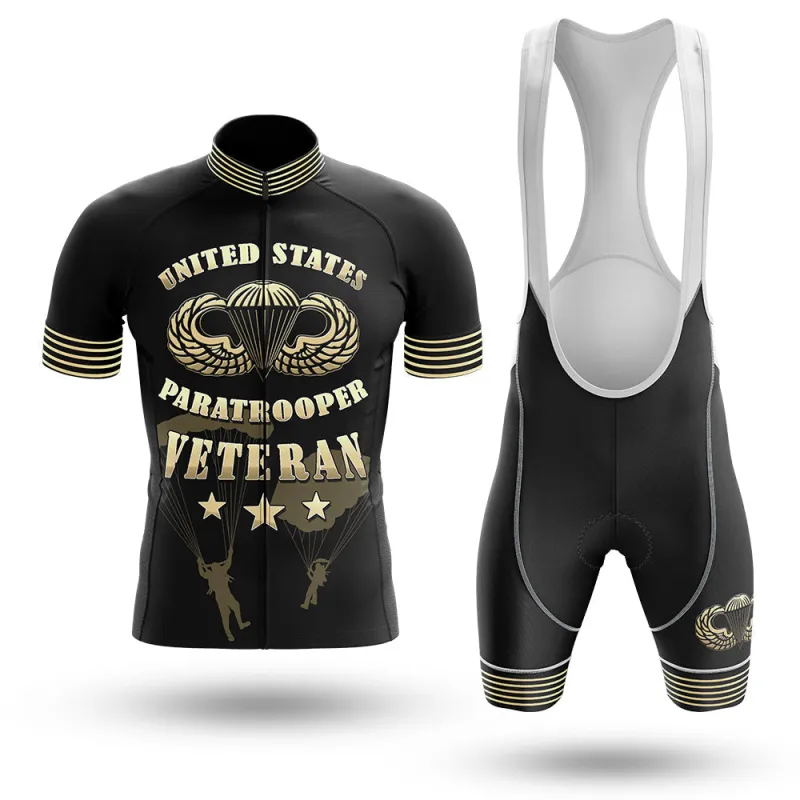 U.S Paratrooper Veteran Men's Short Sleeve Cycling Kit made by RSSC Sports