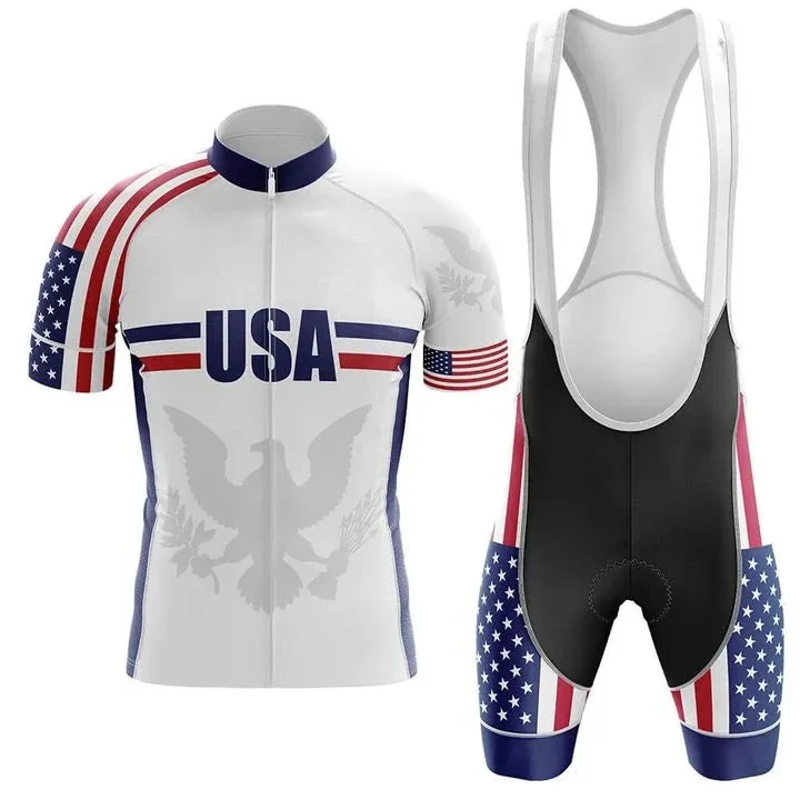 USA V6 Men's Short Sleeve Cycling Kit sold by RSSC Sports