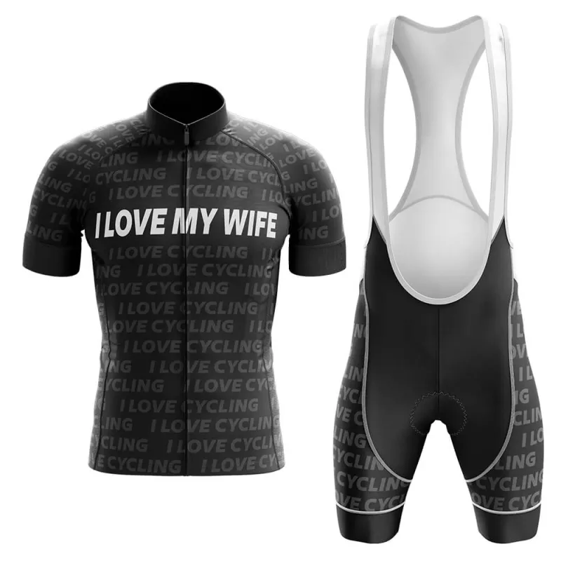 I Love My Wife Men's Short Sleeve Cycling Kit made by RSSC Sports