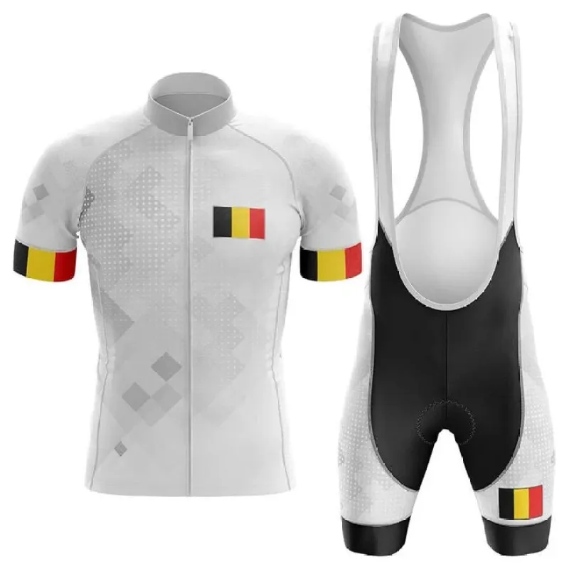 BELGIUM Men's Short Sleeve Cycling Kit made by RSSC Sports