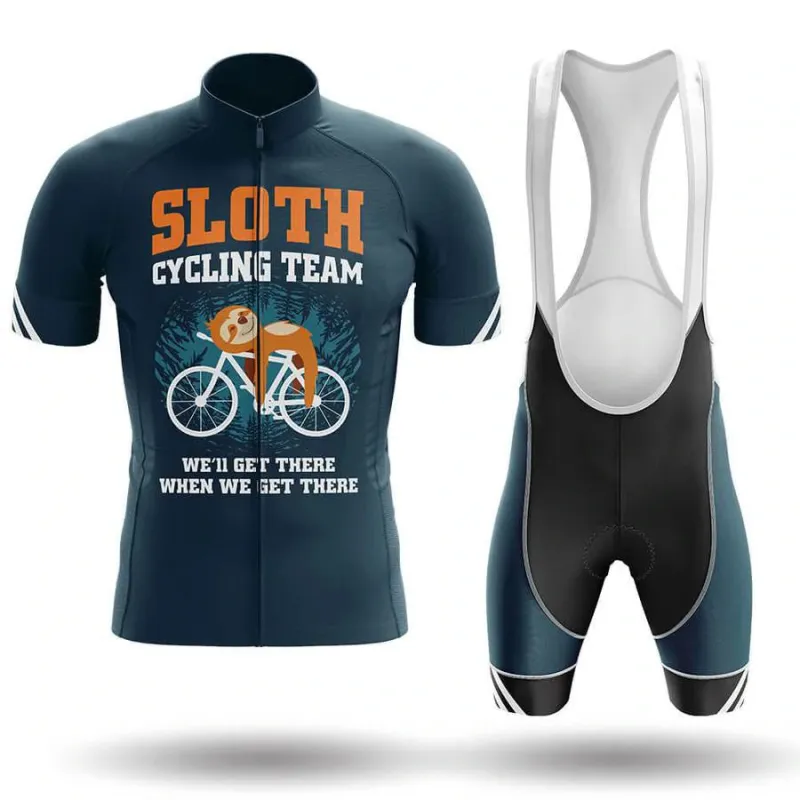 Sloth Cycling Team Men's Short Sleeve Cycling Kit made by RSSC Sports