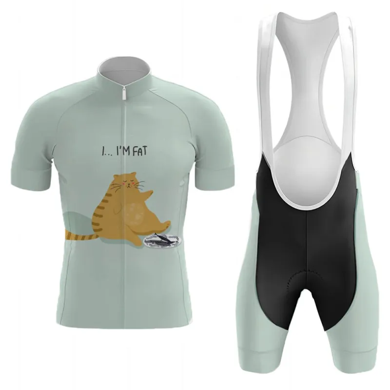 I'm Fat Cat Men's Short Sleeve Cycling Kit sold by RSSC Sports