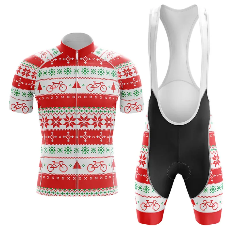 Christmas V2 Men's Short Sleeve Cycling Kit sold by RSSC Sports