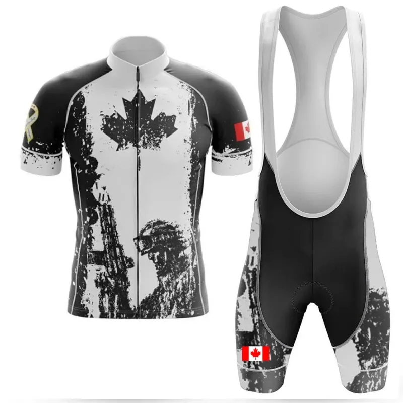 Canada Men's Short Sleeve Cycling Kit made by RSSC Sports