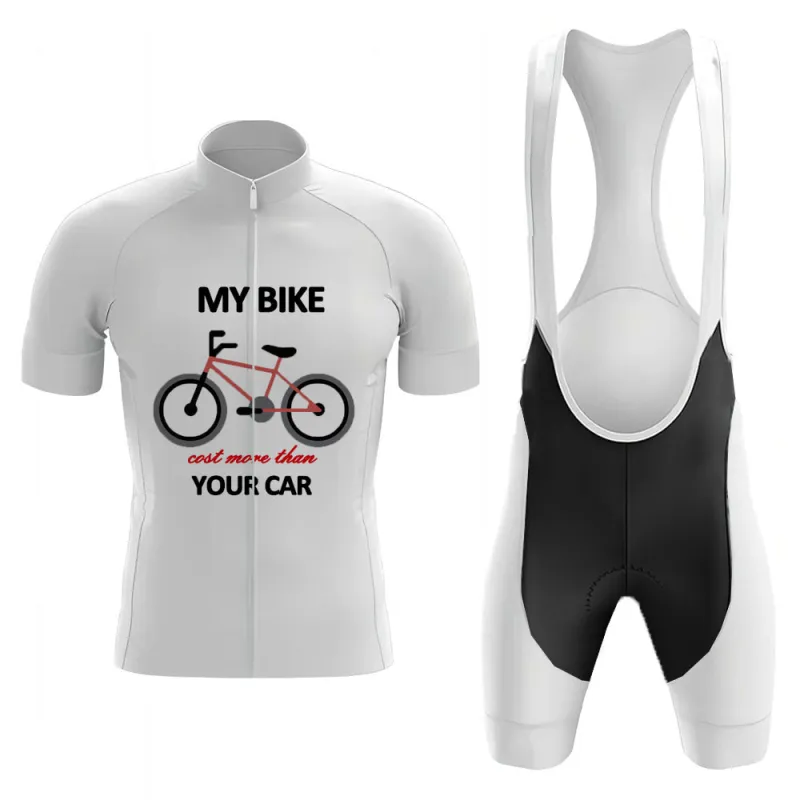 My Bike Cost More Than Your Car Men's Cycling Kit sold by RSSC Sports