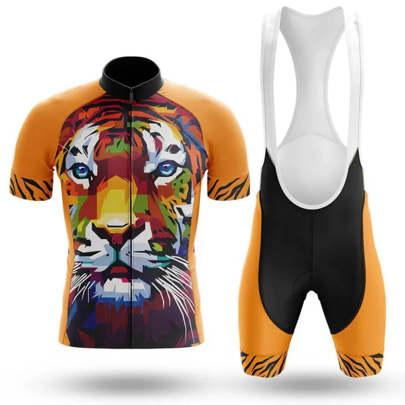 Tiger Men's Short Sleeve Cycling Kit made by RSSC Sports