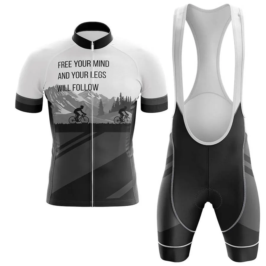 Free Your Mind Men's Short Sleeve Cycling Kit sold by RSSC Sports
