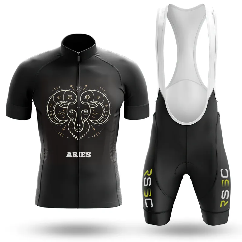 Twelve stars series-ARIES- Men's Short Sleeve Cycling Kit made by RSSC Sports