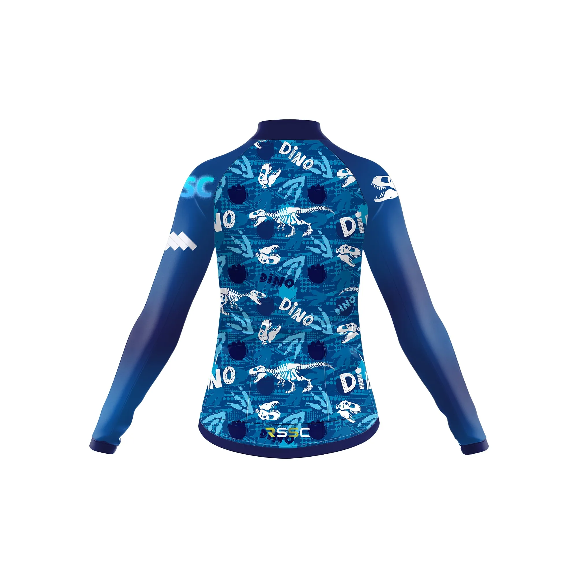 Dino Fossil Blue Women's Long Sleeve Cycling Kit sold by RSSC Sports product image thumbnail 4