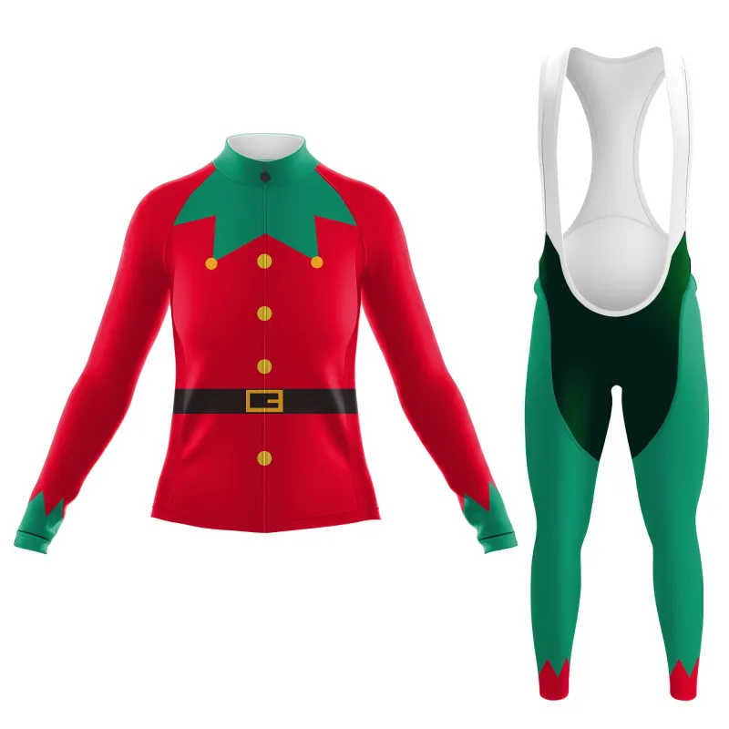 Christmas Elf Women's Long Sleeve Cycling Kit sold by RSSC Sports