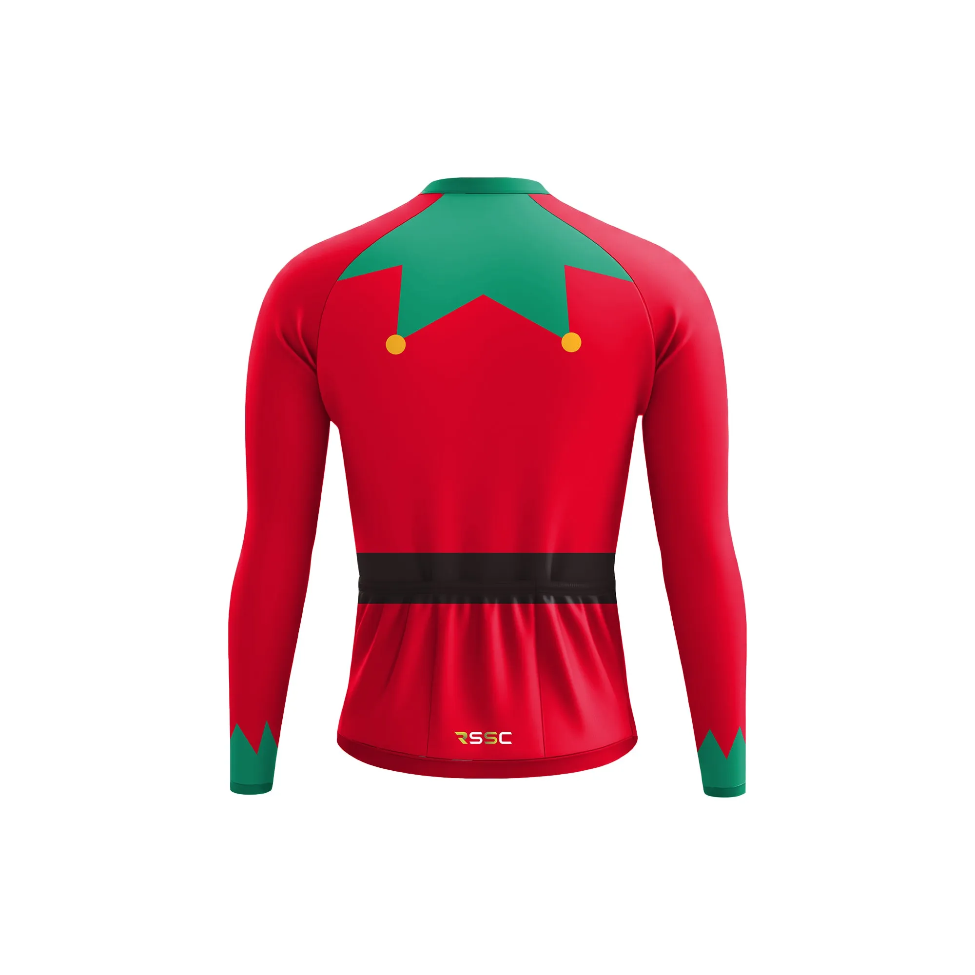 Christmas Elf Men's Long Sleeve Cycling Kit sold by RSSC Sports product image thumbnail 4