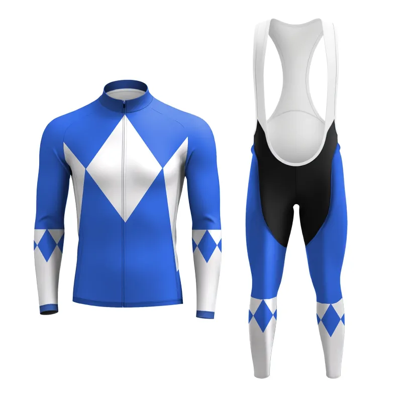 Cycling Rangers Blue Men's Long Sleeve Cycling Kit sold by RSSC Sports