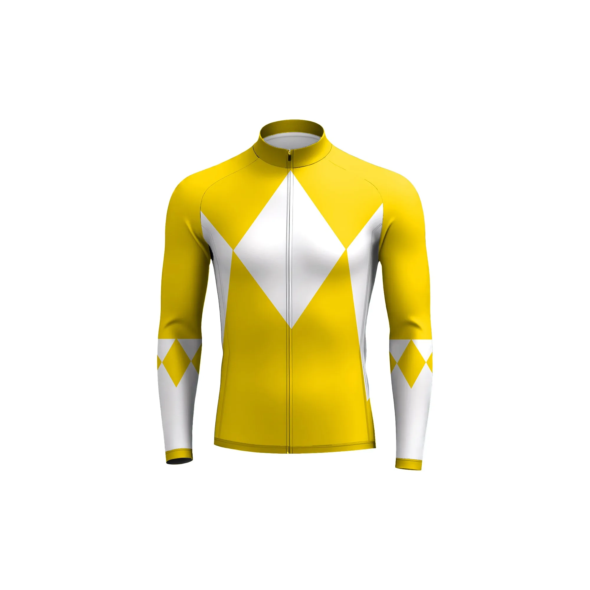 Cycling Rangers Yellow Men's Long Sleeve Cycling Kit sold by RSSC Sports product image thumbnail 3