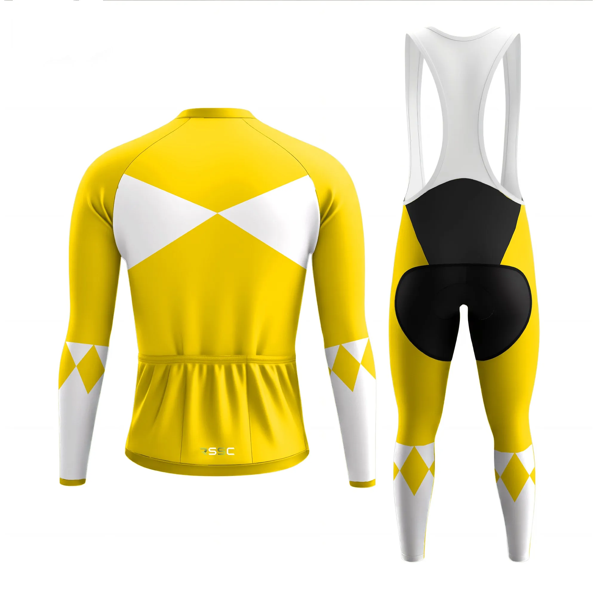 Cycling Rangers Yellow Men's Long Sleeve Cycling Kit sold by RSSC Sports product image thumbnail 2