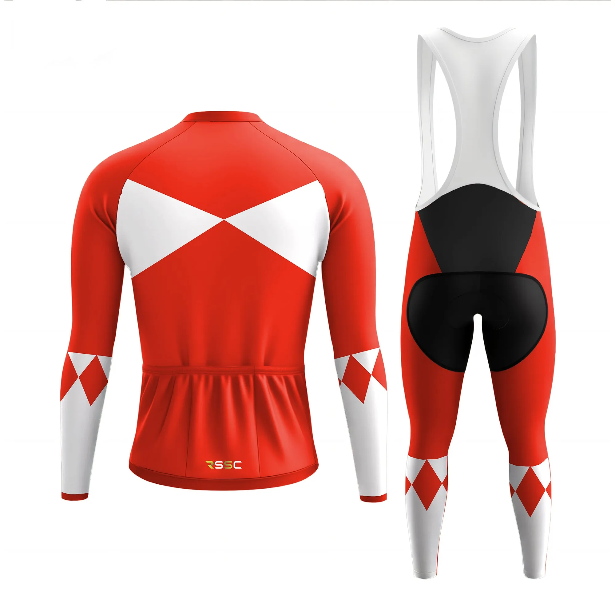Cycling Rangers Red Men's Long Sleeve Cycling Kit sold by RSSC Sports product image thumbnail 2