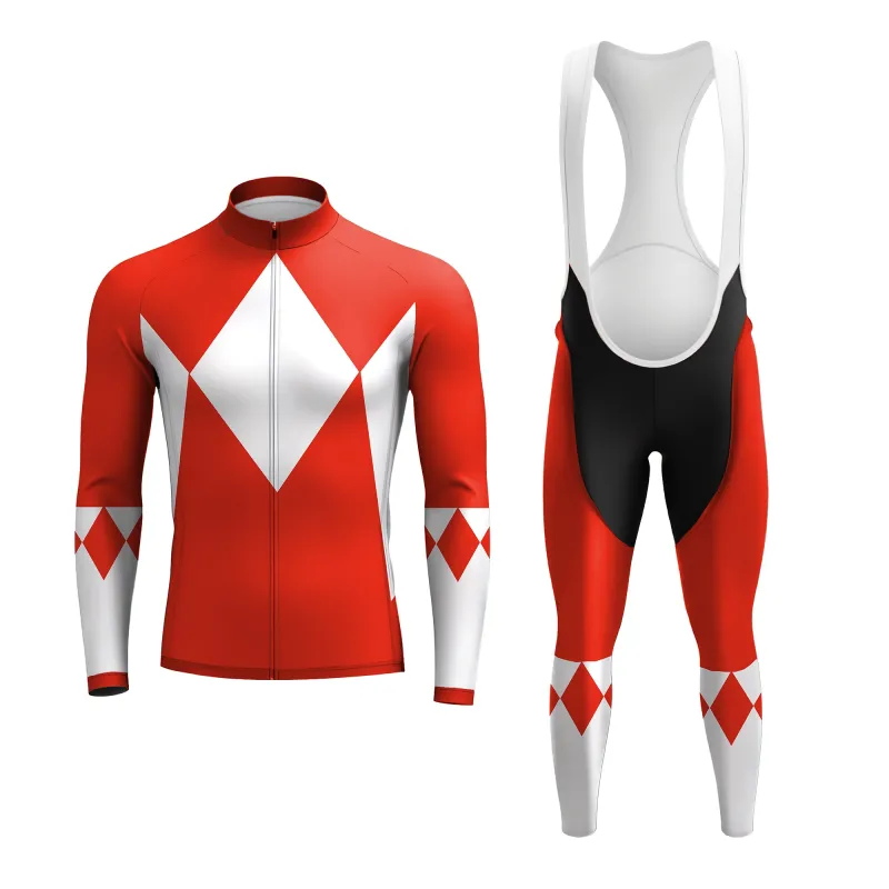 Cycling Rangers Red Men's Long Sleeve Cycling Kit sold by RSSC Sports